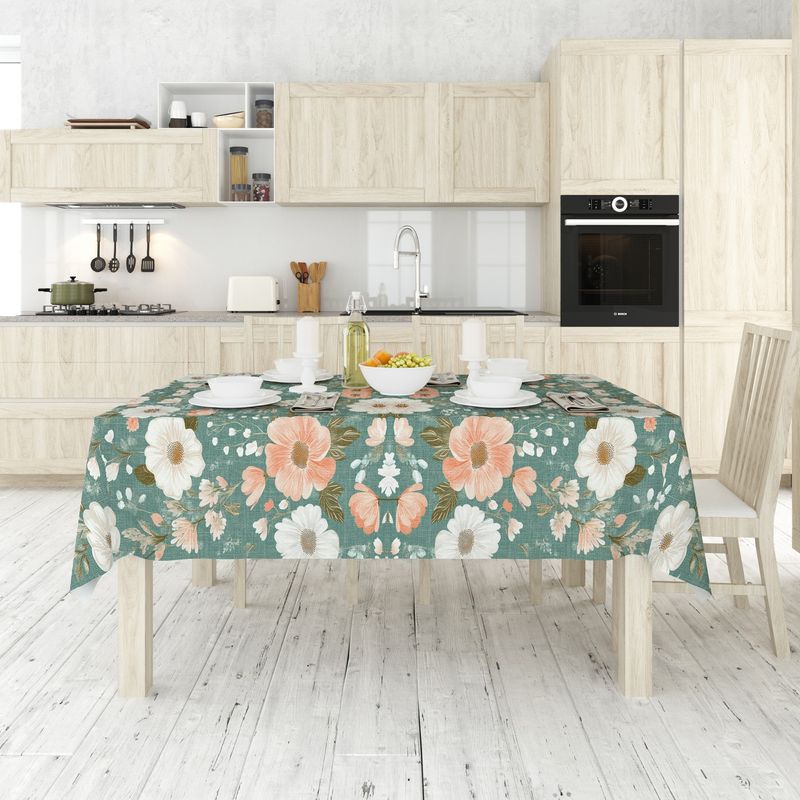 Casa si Gradina - Textile si covoare - Textile bucatarie - Fete de masa - Față de masă Hermia, 50% bumbac și 50% poliester, 140 x 180 cm, multicolor, 427PLT1194 - Infinity.ro