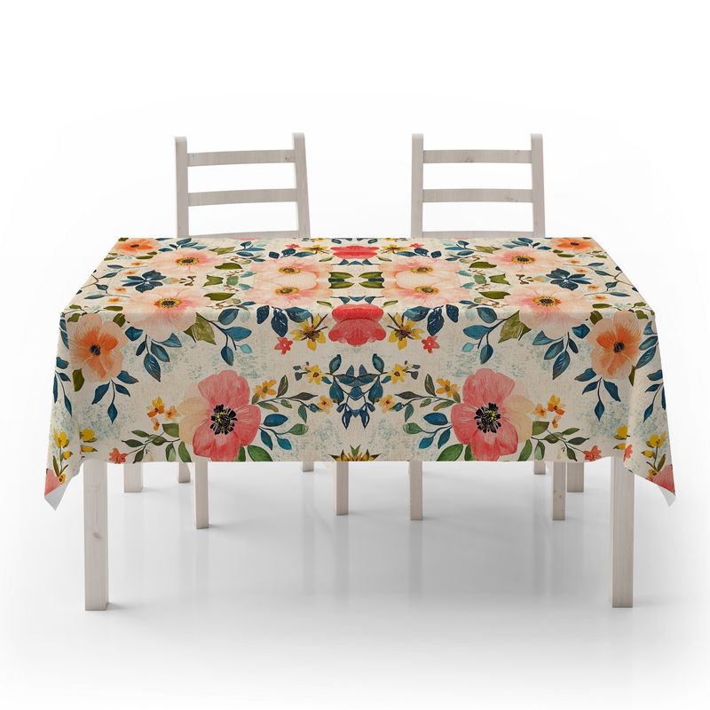 Casa si Gradina - Textile si covoare - Textile bucatarie - Fete de masa - Față de masă Hermia, 50% bumbac și 50% poliester, 140 x 300 cm, multicolor, 427PLT1180 - Infinity.ro