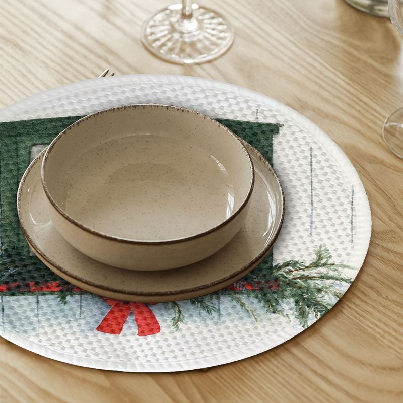 Casa si Gradina - Textile si covoare - Textile bucatarie - Servete si naproane - Suport farfurie Hermia, 20% bumbac și 80% poliester, multicolor, 568GRC1240 - Infinity.ro