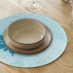 Casa si Gradina - Textile si covoare - Textile bucatarie - Servete si naproane - Suport farfurie Hermia, 20% bumbac și 80% poliester, multicolor, 568GRC1234 - Infinity.ro