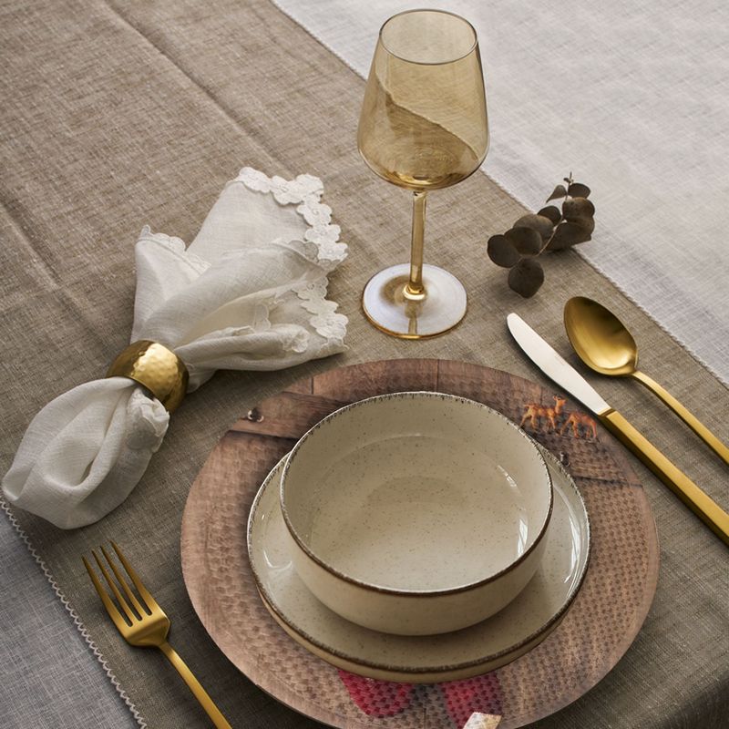 Casa si Gradina - Textile si covoare - Textile bucatarie - Servete si naproane - Suport farfurie Hermia, 20% bumbac și 80% poliester, multicolor, 568GRC1223 - Infinity.ro
