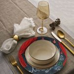 Casa si Gradina - Textile si covoare - Textile bucatarie - Servete si naproane - Suport farfurie Hermia, 20% bumbac și 80% poliester, multicolor, 568GRC1228 - Infinity.ro