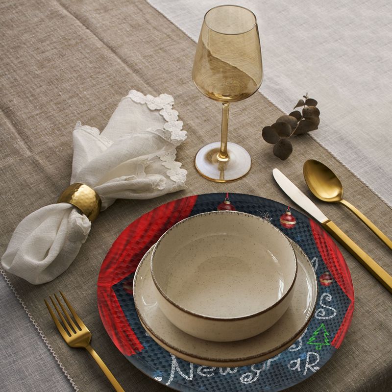 Casa si Gradina - Textile si covoare - Textile bucatarie - Servete si naproane - Suport farfurie Hermia, 20% bumbac și 80% poliester, multicolor, 568GRC1228 - Infinity.ro