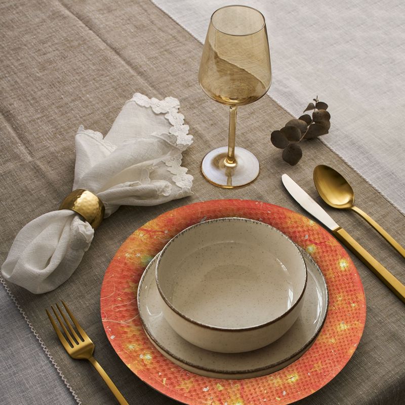 Casa si Gradina - Textile si covoare - Textile bucatarie - Servete si naproane - Suport farfurie Hermia, 20% bumbac și 80% poliester, multicolor, 568GRC1219 - Infinity.ro
