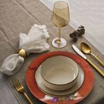 Casa si Gradina - Textile si covoare - Textile bucatarie - Servete si naproane - Suport farfurie Hermia, 20% bumbac și 80% poliester, multicolor, 568GRC1216 - Infinity.ro
