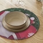 Casa si Gradina - Textile si covoare - Textile bucatarie - Servete si naproane - Suport farfurie Hermia, 20% bumbac și 80% poliester, multicolor, 568GRC1226 - Infinity.ro