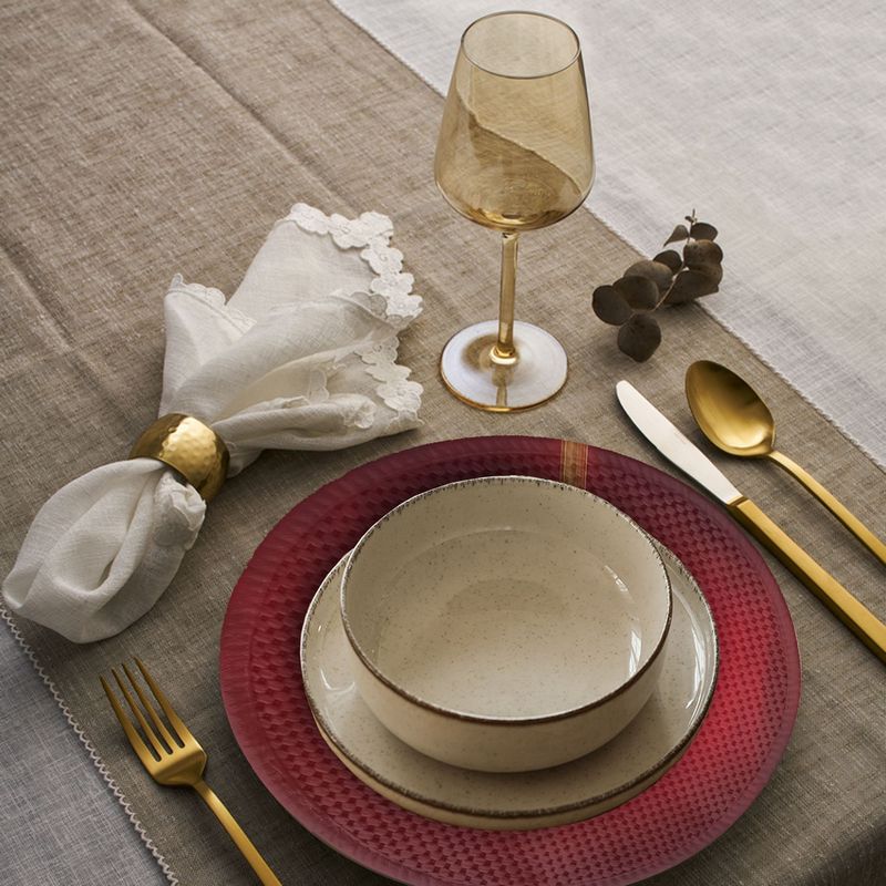 Casa si Gradina - Textile si covoare - Textile bucatarie - Servete si naproane - Suport farfurie Hermia, 20% bumbac și 80% poliester, multicolor, 568GRC1220 - Infinity.ro