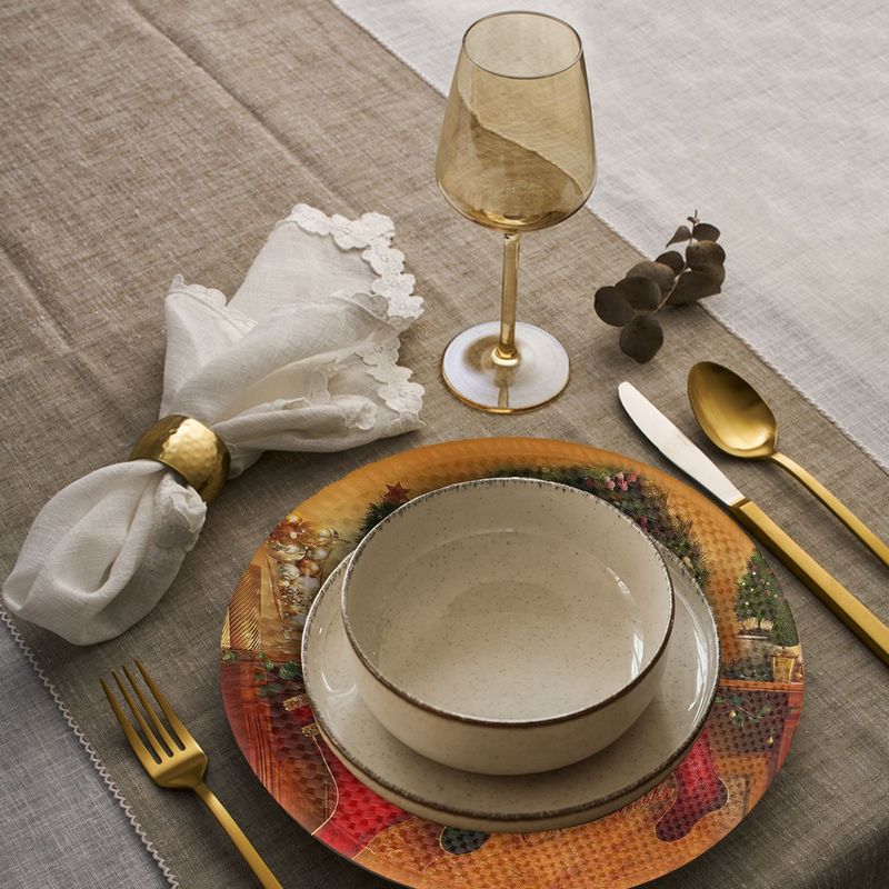 Casa si Gradina - Textile si covoare - Textile bucatarie - Servete si naproane - Suport farfurie Hermia, 20% bumbac și 80% poliester, multicolor, 568GRC1215 - Infinity.ro