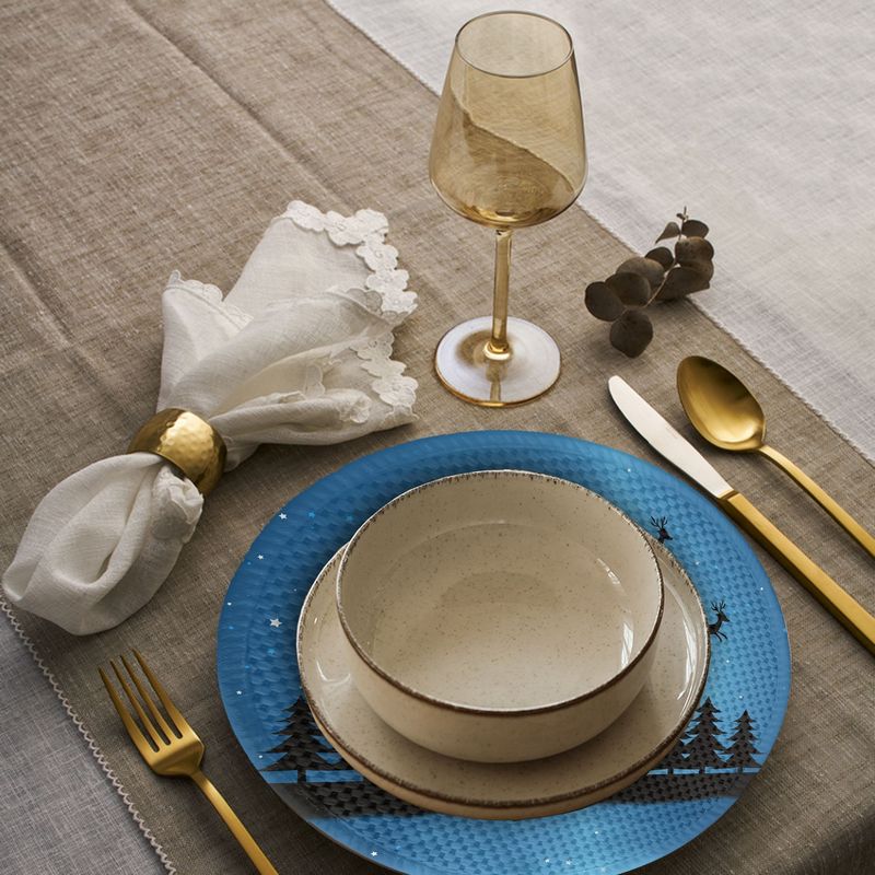 Casa si Gradina - Textile si covoare - Textile bucatarie - Servete si naproane - Suport farfurie Hermia, 20% bumbac și 80% poliester, multicolor, 568GRC1212 - Infinity.ro