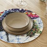 Casa si Gradina - Textile si covoare - Textile bucatarie - Servete si naproane - Suport farfurie Hermia, 20% bumbac și 80% poliester, multicolor, 568GRC1202 - Infinity.ro
