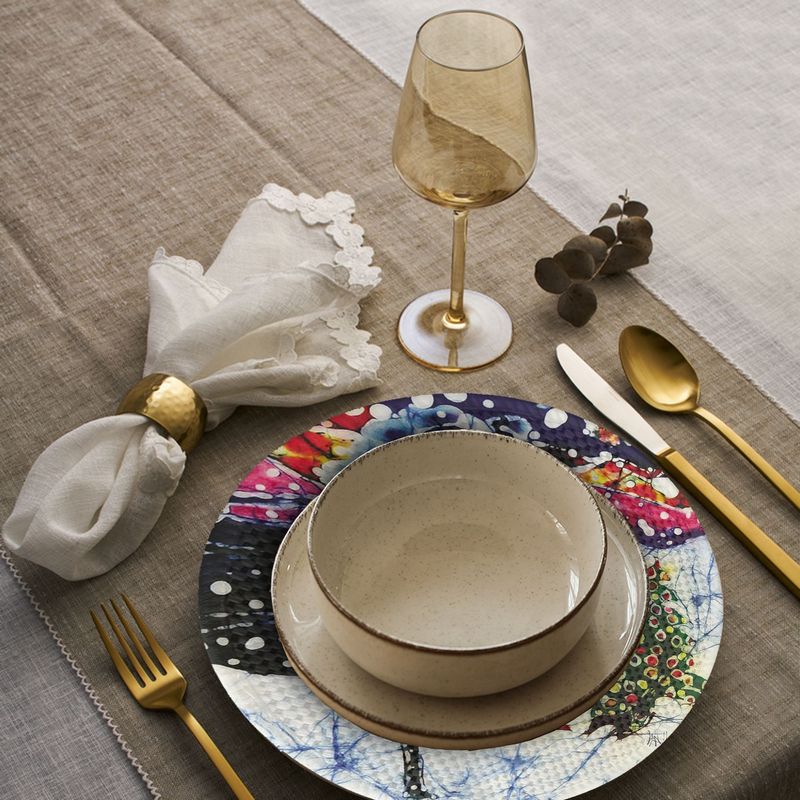 Casa si Gradina - Textile si covoare - Textile bucatarie - Servete si naproane - Suport farfurie Hermia, 20% bumbac și 80% poliester, multicolor, 568GRC1202 - Infinity.ro