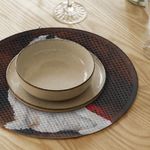 Casa si Gradina - Textile si covoare - Textile bucatarie - Servete si naproane - Suport farfurie Hermia, 20% bumbac și 80% poliester, multicolor, 568GRC1185 - Infinity.ro