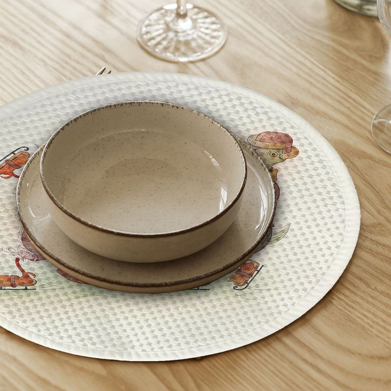 Casa si Gradina - Textile si covoare - Textile bucatarie - Servete si naproane - Suport farfurie Hermia, 20% bumbac și 80% poliester, multicolor, 568GRC1187 - Infinity.ro