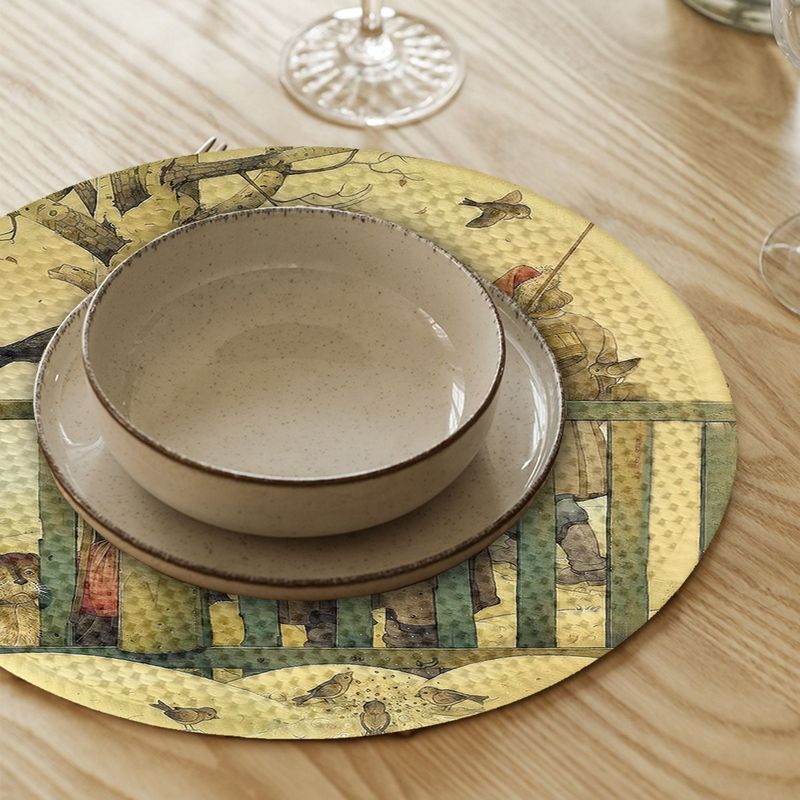 Casa si Gradina - Textile si covoare - Textile bucatarie - Servete si naproane - Suport farfurie Hermia, 20% bumbac și 80% poliester, multicolor, 568GRC1189 - Infinity.ro