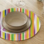 Casa si Gradina - Textile si covoare - Textile bucatarie - Servete si naproane - Suport farfurie Hermia, 20% bumbac și 80% poliester, multicolor, 568GRC1197 - Infinity.ro