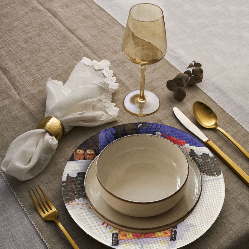 Casa si Gradina - Textile si covoare - Textile bucatarie - Servete si naproane - Suport farfurie Hermia, 20% bumbac și 80% poliester, multicolor, 568GRC1161 - Infinity.ro