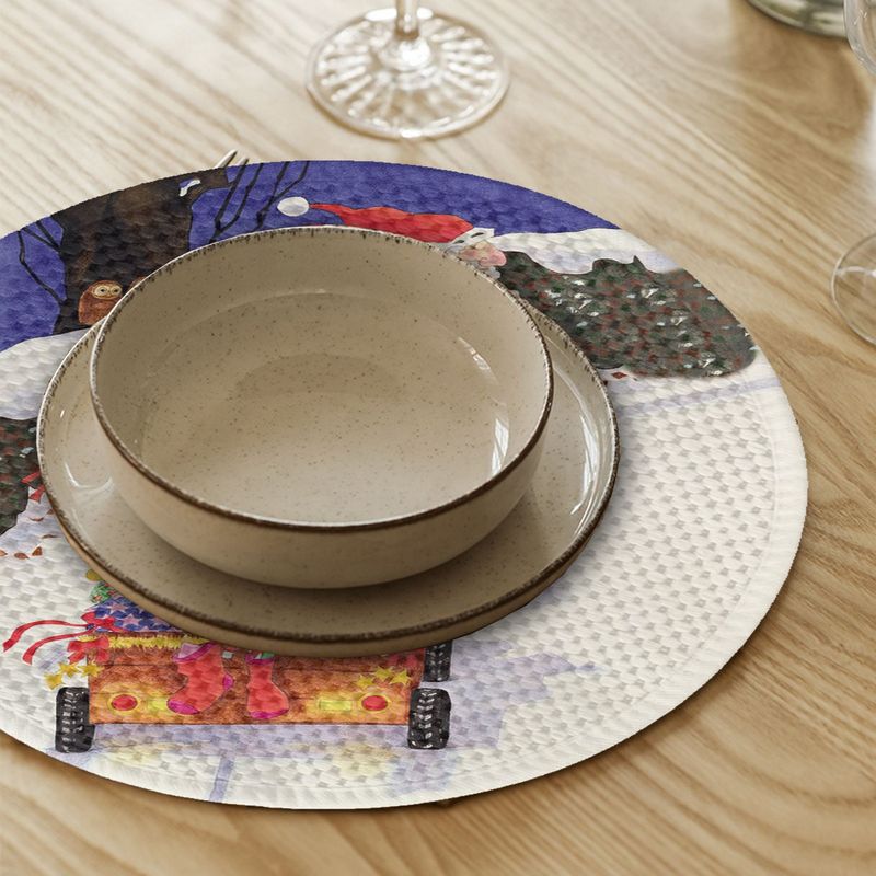 Casa si Gradina - Textile si covoare - Textile bucatarie - Servete si naproane - Suport farfurie Hermia, 20% bumbac și 80% poliester, multicolor, 568GRC1161 - Infinity.ro