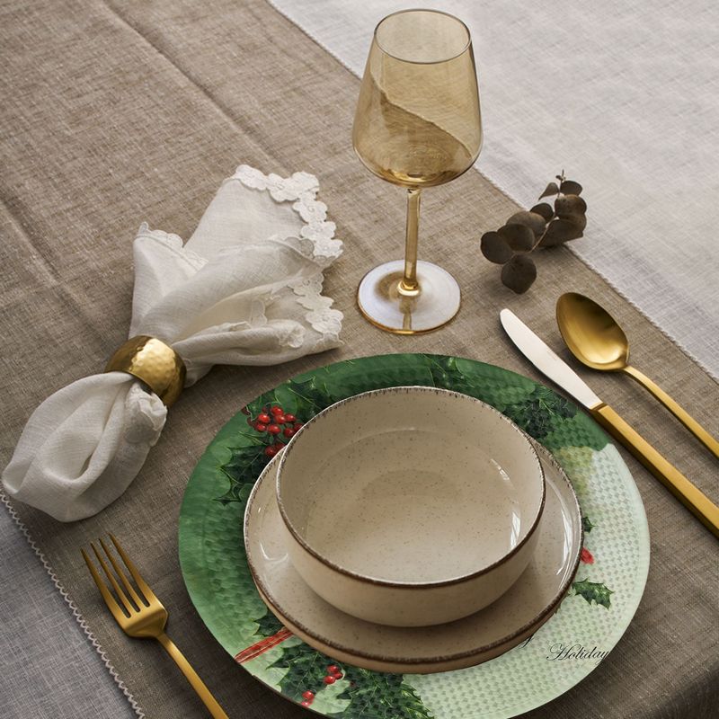 Casa si Gradina - Textile si covoare - Textile bucatarie - Servete si naproane - Suport farfurie Hermia, 20% bumbac și 80% poliester, multicolor, 568GRC1155 - Infinity.ro