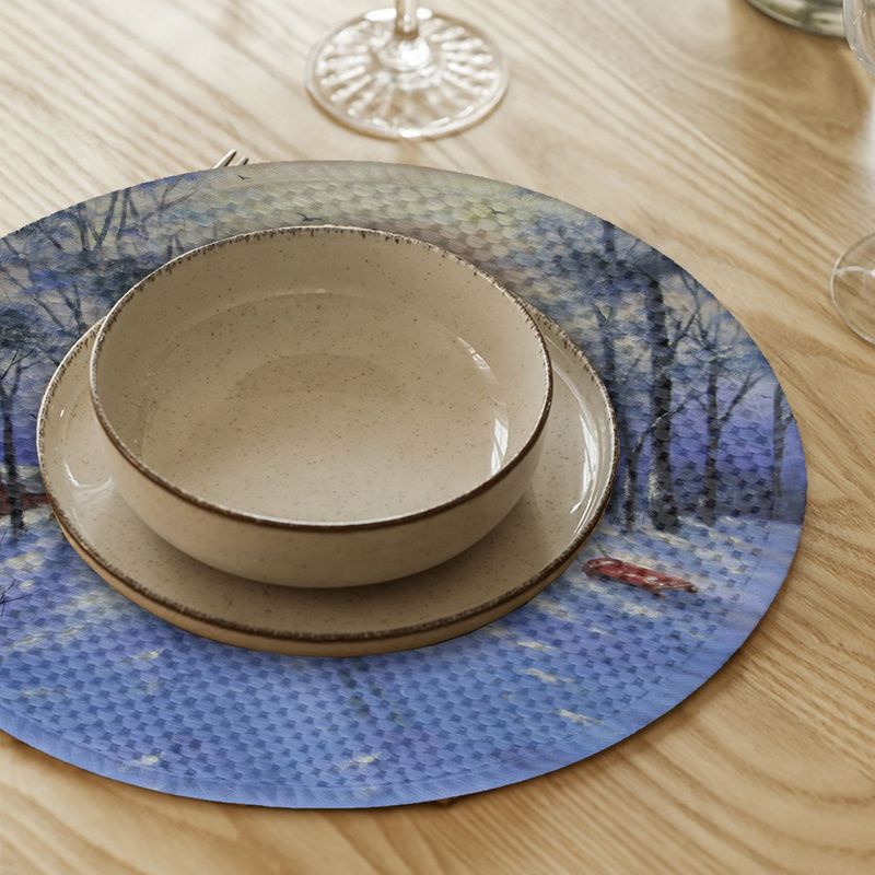 Casa si Gradina - Textile si covoare - Textile bucatarie - Servete si naproane - Suport farfurie Hermia, 20% bumbac și 80% poliester, multicolor, 568GRC1144 - Infinity.ro