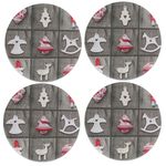 Casa si Gradina - Textile si covoare - Textile bucatarie - Servete si naproane - Suport farfurie Hermia, 20% bumbac și 80% poliester, multicolor, 568GRC1154 - Infinity.ro