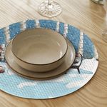 Casa si Gradina - Textile si covoare - Textile bucatarie - Servete si naproane - Suport farfurie Hermia, 20% bumbac și 80% poliester, multicolor, 568GRC1148 - Infinity.ro