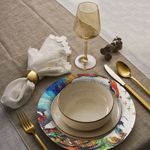 Casa si Gradina - Textile si covoare - Textile bucatarie - Servete si naproane - Suport farfurie Hermia, 20% bumbac și 80% poliester, multicolor, 568GRC1150 - Infinity.ro