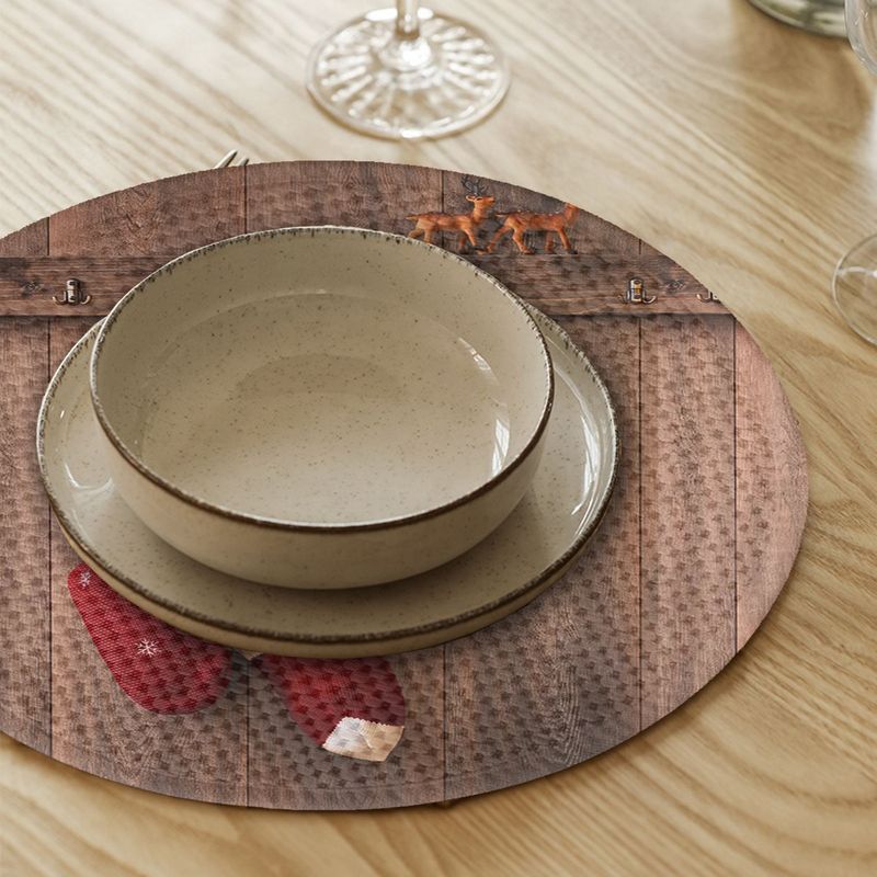 Casa si Gradina - Textile si covoare - Textile bucatarie - Servete si naproane - Suport farfurie Hermia, 20% bumbac și 80% poliester, multicolor, 568GRC1137 - Infinity.ro