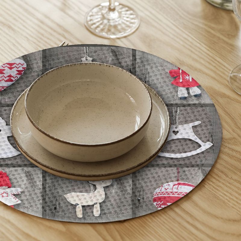 Casa si Gradina - Textile si covoare - Textile bucatarie - Servete si naproane - Suport farfurie Hermia, 20% bumbac și 80% poliester, multicolor, 568GRC1154 - Infinity.ro