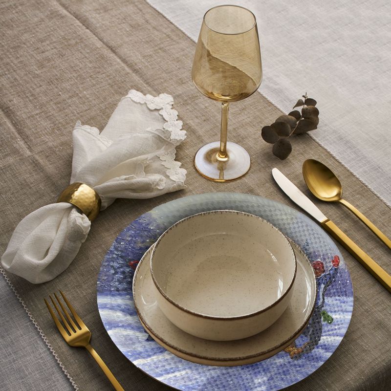 Casa si Gradina - Textile si covoare - Textile bucatarie - Servete si naproane - Suport farfurie Hermia, 20% bumbac și 80% poliester, multicolor, 568GRC1158 - Infinity.ro