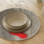 Casa si Gradina - Textile si covoare - Textile bucatarie - Servete si naproane - Suport farfurie Hermia, 20% bumbac și 80% poliester, multicolor, 568GRC1145 - Infinity.ro