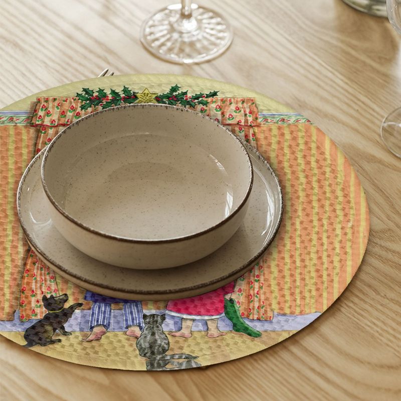 Casa si Gradina - Textile si covoare - Textile bucatarie - Servete si naproane - Suport farfurie Hermia, 20% bumbac și 80% poliester, multicolor, 568GRC1126 - Infinity.ro