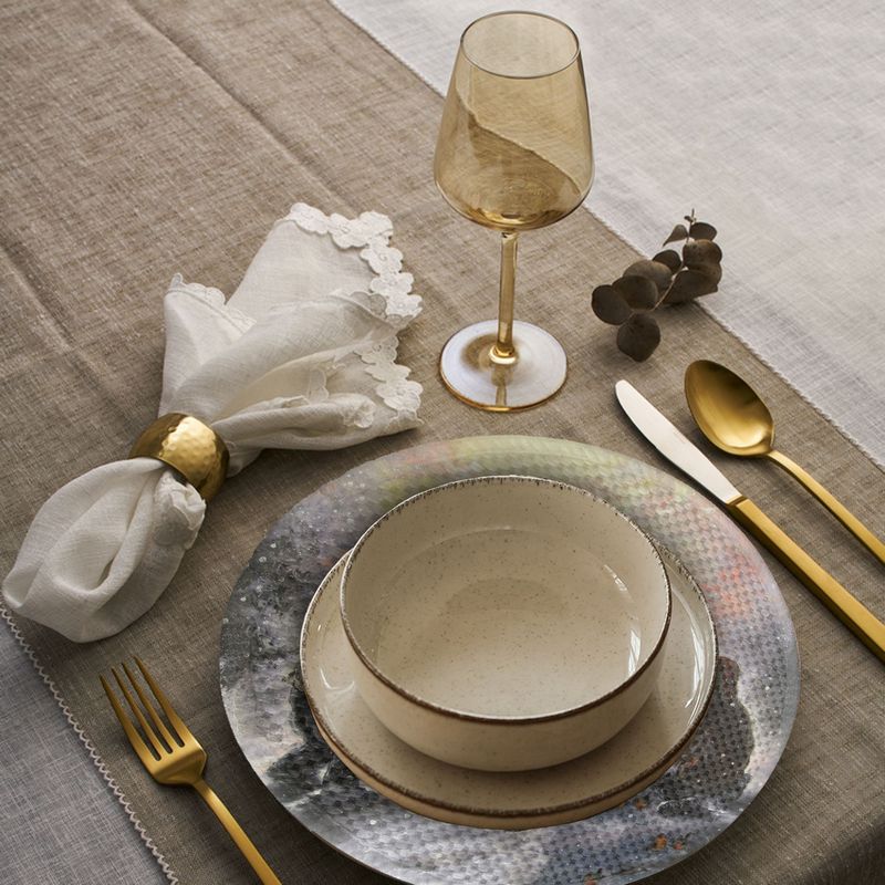 Casa si Gradina - Textile si covoare - Textile bucatarie - Servete si naproane - Suport farfurie Hermia, 20% bumbac și 80% poliester, multicolor, 568GRC1142 - Infinity.ro