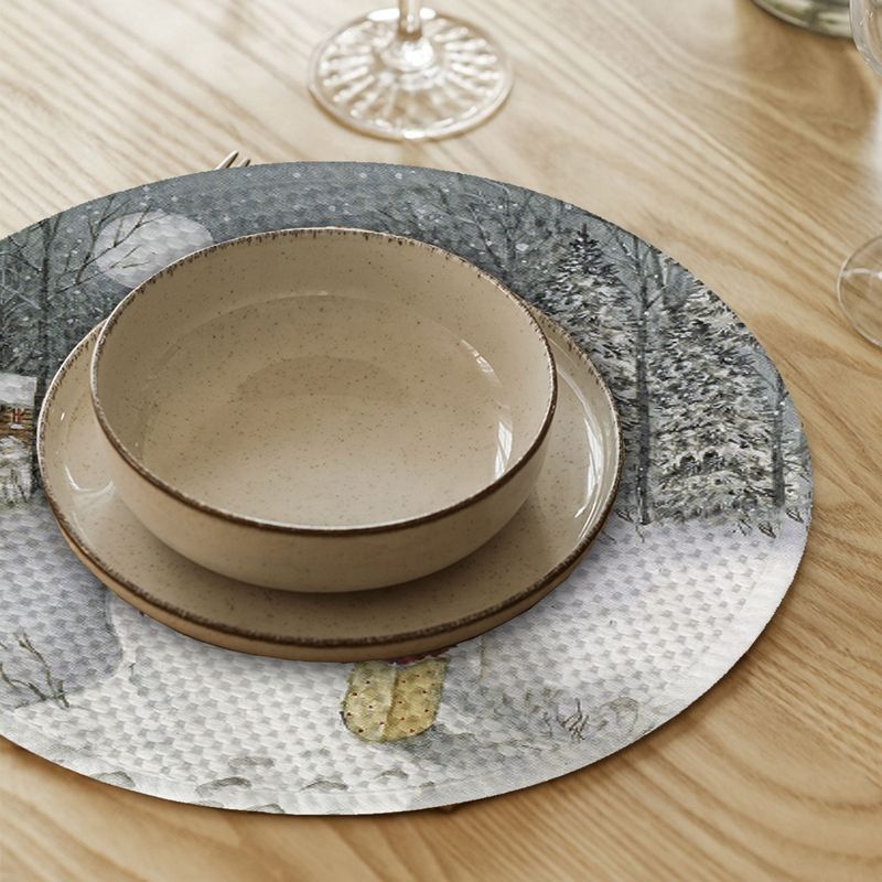 Casa si Gradina - Textile si covoare - Textile bucatarie - Servete si naproane - Suport farfurie Hermia, 20% bumbac și 80% poliester, multicolor, 568GRC1136 - Infinity.ro