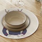 Casa si Gradina - Textile si covoare - Textile bucatarie - Servete si naproane - Suport farfurie Hermia, 20% bumbac și 80% poliester, multicolor, 568GRC1123 - Infinity.ro
