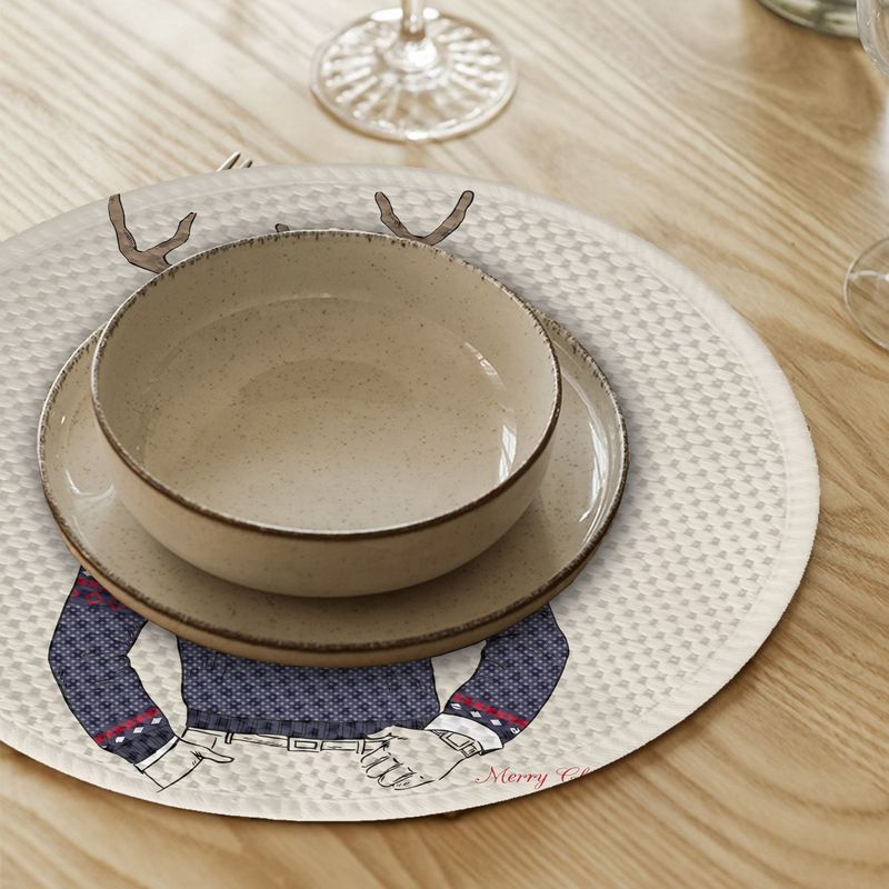 Casa si Gradina - Textile si covoare - Textile bucatarie - Servete si naproane - Suport farfurie Hermia, 20% bumbac și 80% poliester, multicolor, 568GRC1123 - Infinity.ro