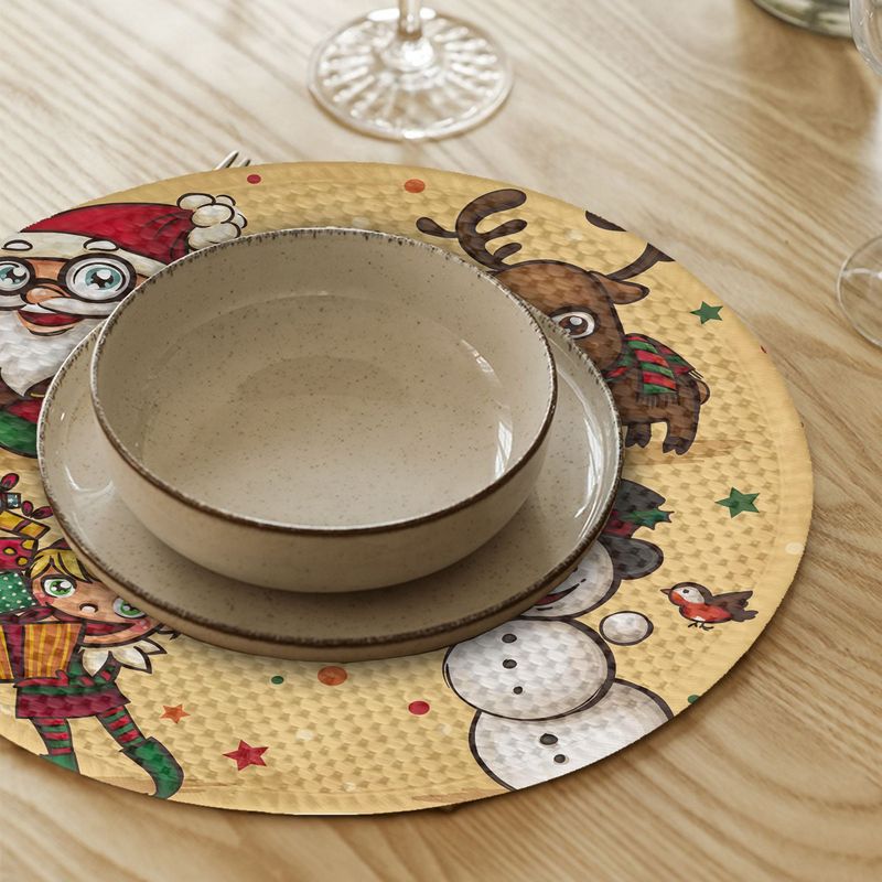 Casa si Gradina - Textile si covoare - Textile bucatarie - Servete si naproane - Suport farfurie Hermia, 20% bumbac și 80% poliester, multicolor, 568GRC1139 - Infinity.ro