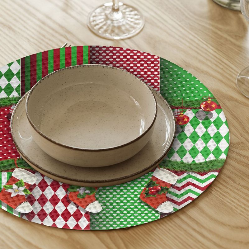 Casa si Gradina - Textile si covoare - Textile bucatarie - Servete si naproane - Suport farfurie Hermia, 20% bumbac și 80% poliester, multicolor, 568GRC1143 - Infinity.ro