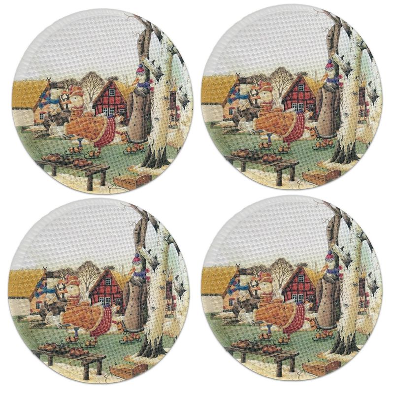 Casa si Gradina - Textile si covoare - Textile bucatarie - Servete si naproane - Suport farfurie Hermia, 20% bumbac și 80% poliester, multicolor, 568GRC1129 - Infinity.ro
