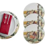Casa si Gradina - Textile si covoare - Textile bucatarie - Servete si naproane - Suport farfurie Hermia, 20% bumbac și 80% poliester, multicolor, 568GRC1129 - Infinity.ro