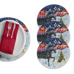 Casa si Gradina - Textile si covoare - Textile bucatarie - Servete si naproane - Suport farfurie Hermia, 20% bumbac și 80% poliester, multicolor, 568GRC1131 - Infinity.ro