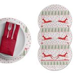 Casa si Gradina - Textile si covoare - Textile bucatarie - Servete si naproane - Suport farfurie Hermia, 20% bumbac și 80% poliester, multicolor, 568GRC1119 - Infinity.ro