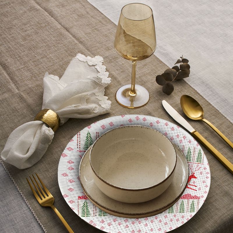Casa si Gradina - Textile si covoare - Textile bucatarie - Servete si naproane - Suport farfurie Hermia, 20% bumbac și 80% poliester, multicolor, 568GRC1119 - Infinity.ro