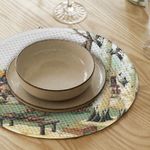 Casa si Gradina - Textile si covoare - Textile bucatarie - Servete si naproane - Suport farfurie Hermia, 20% bumbac și 80% poliester, multicolor, 568GRC1129 - Infinity.ro