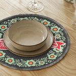 Casa si Gradina - Textile si covoare - Textile bucatarie - Servete si naproane - Suport farfurie Hermia, 20% bumbac și 80% poliester, multicolor, 568GRC1111 - Infinity.ro