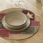 Casa si Gradina - Textile si covoare - Textile bucatarie - Servete si naproane - Suport farfurie Hermia, 20% bumbac și 80% poliester, multicolor, 568GRC1101 - Infinity.ro