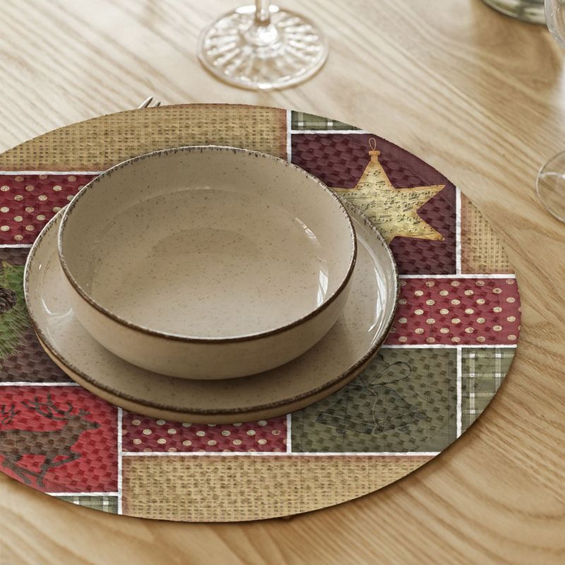 Casa si Gradina - Textile si covoare - Textile bucatarie - Servete si naproane - Suport farfurie Hermia, 20% bumbac și 80% poliester, multicolor, 568GRC1101 - Infinity.ro