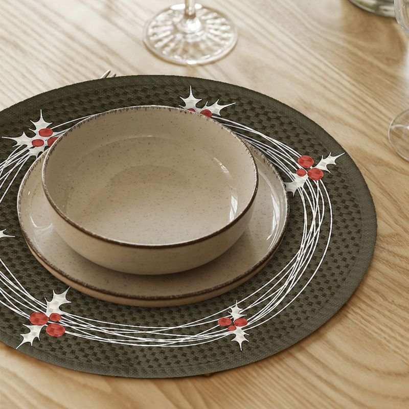Casa si Gradina - Textile si covoare - Textile bucatarie - Servete si naproane - Suport farfurie Hermia, 20% bumbac și 80% poliester, multicolor, 568GRC1105 - Infinity.ro