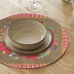 Casa si Gradina - Textile si covoare - Textile bucatarie - Servete si naproane - Suport farfurie Hermia, 20% bumbac și 80% poliester, multicolor, 568GRC1106 - Infinity.ro