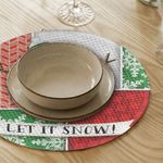 Casa si Gradina - Textile si covoare - Textile bucatarie - Servete si naproane - Suport farfurie Hermia, 20% bumbac și 80% poliester, multicolor, 568GRC1110 - Infinity.ro