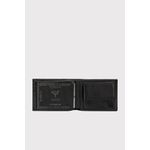 Fashion, accesorii si bijuterii - Barbati - Accesorii barbati - Portofele barbati - Portofel bărbați Lucky Bees, 100% piele naturală, 2 x 11 x 8.5 cm, negru, 456ZYM1831 - Infinity.ro